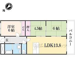 プランドール.マツカワ 3LDKの間取図画像