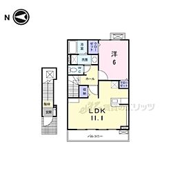 セレニテ 1LDKの間取図画像