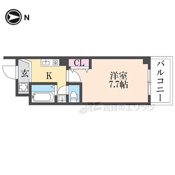 Ｍ’プラザ香里五番館 602｜大阪府寝屋川市松屋町(賃貸マンション1K・6階・23.50㎡)の写真 その2