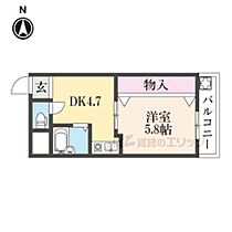 奈良県橿原市醍醐町（賃貸マンション1DK・4階・25.92㎡） その2