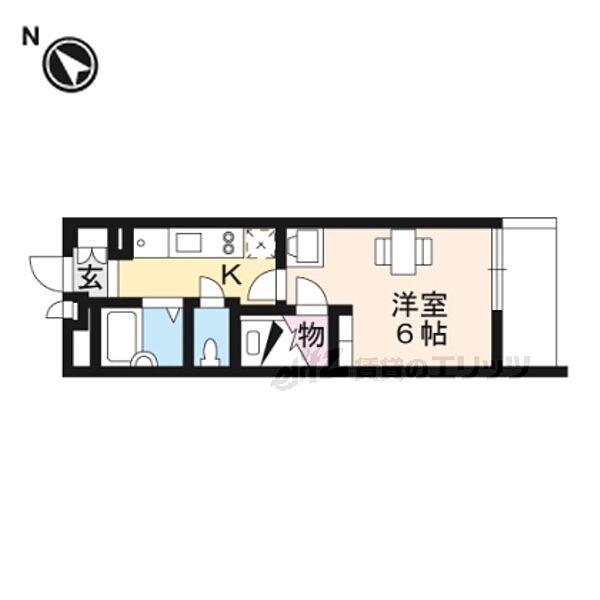 レオパレスハウス香里ケ丘 203｜大阪府枚方市藤田町(賃貸アパート1K・2階・19.87㎡)の写真 その2