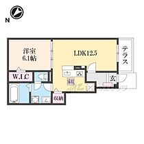 奈良県大和郡山市新町（賃貸アパート1LDK・1階・44.70㎡） その2