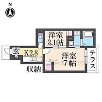 エナジー陸番館 103 ｜ 奈良県橿原市縄手町（賃貸アパート1K・1階・31.65㎡） その2