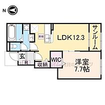 ミルキーコート 101 ｜ 奈良県天理市田町（賃貸アパート1LDK・1階・44.20㎡） その2