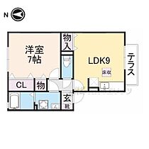 奈良県天理市丹波市町（賃貸アパート1LDK・1階・40.43㎡） その2