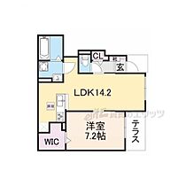 ベルオーブXIII 101 ｜ 奈良県磯城郡三宅町大字石見（賃貸アパート1LDK・1階・50.27㎡） その2