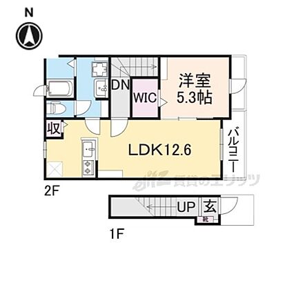 葛本町アパート_間取り_0