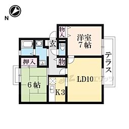 サンビレッジ学園前東坂Ｅ棟