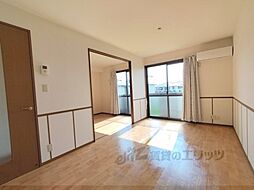 近鉄奈良線 新大宮駅 徒歩21分の賃貸アパート 2階2LDKのリビング/ダイニング