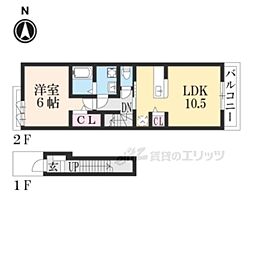 間取図画像 1LDK