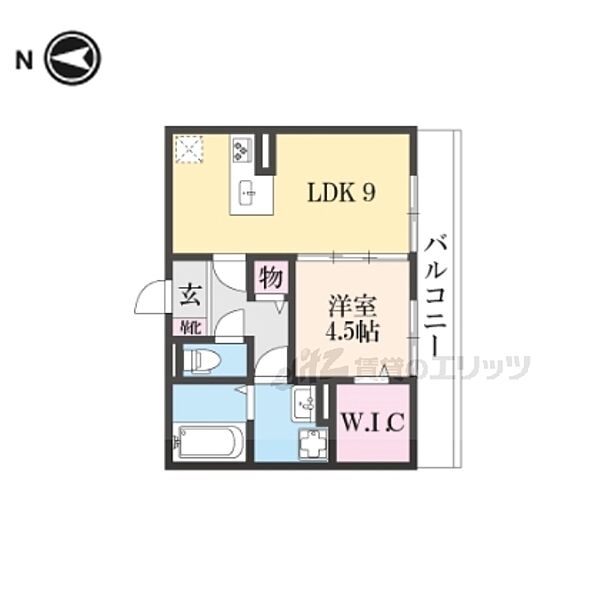 奈良県奈良市大安寺６丁目(賃貸アパート1LDK・2階・40.05㎡)の写真 その2