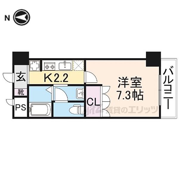 グリーンフィール大宮 703｜奈良県奈良市大宮町３丁目(賃貸マンション1K・7階・24.75㎡)の写真 その2