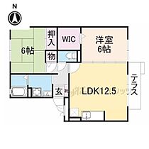 ロイヤルガーデン上牧Ａ棟Ｂ棟 A103 ｜ 奈良県北葛城郡上牧町大字中筋出作（賃貸アパート2LDK・1階・58.54㎡） その2