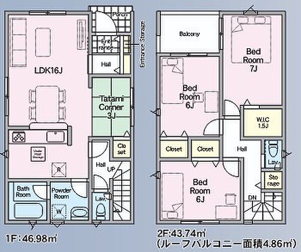 間取りを拡大表示