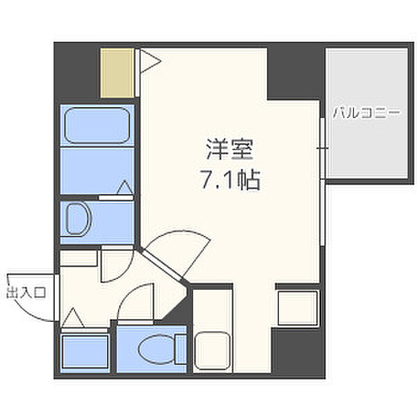 S-RESIDENCE難波Briller ｜大阪府大阪市浪速区元町2丁目(賃貸マンション1R・14階・23.52㎡)の写真 その2