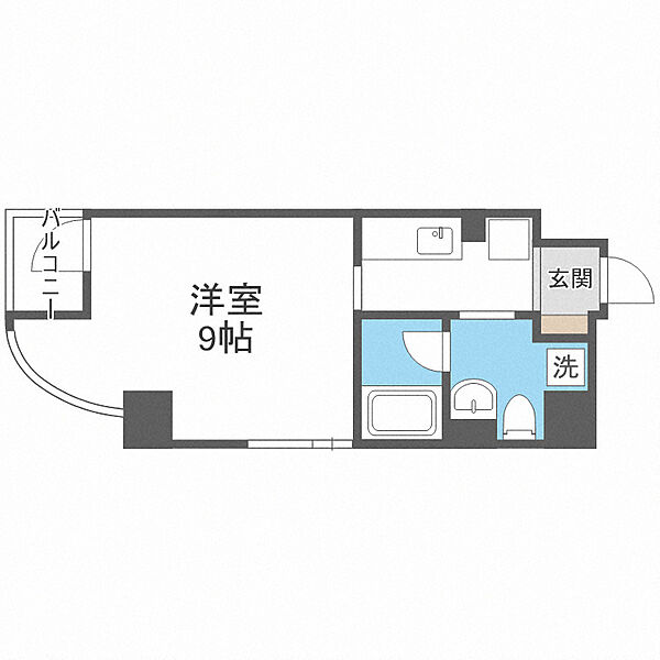 メゾニティ・クイーン阿波座 ｜大阪府大阪市西区立売堀4丁目(賃貸マンション1K・6階・26.20㎡)の写真 その2