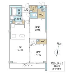 物件の間取り