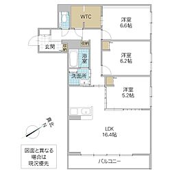 間取図画像 3LDK