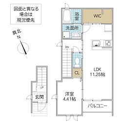 間取図画像 1LDK