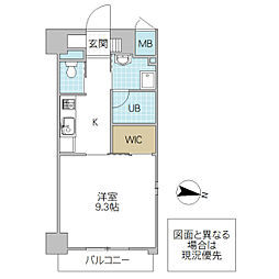 レーガベーネ守谷本町 1Kの間取図画像