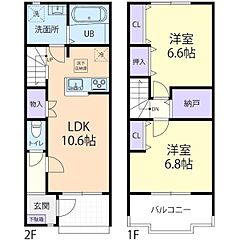 物件の間取り