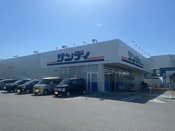 Beautiful mountainous landscape with colorful sky