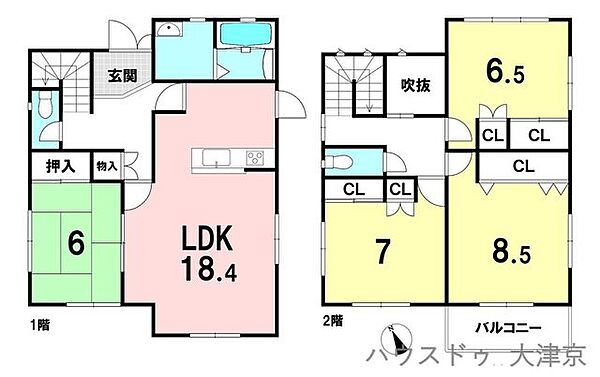 間取りを拡大表示