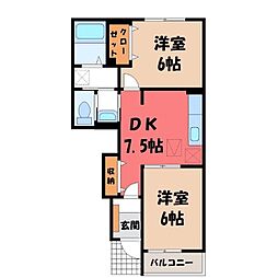 東武伊勢崎線 剛志駅 4km