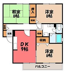 シュガーハイツ D 1階/-