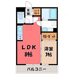 JR両毛線 駒形駅 徒歩23分