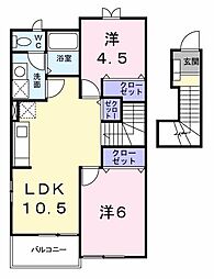 プリムローズ Ｂ 2階/-
