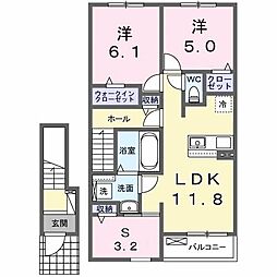 カレント レジデンス 下増田 I 2階/-