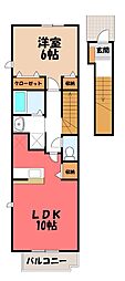 レジデンスグレイス 1LDKの間取図画像