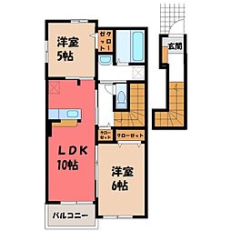 JR高崎線 籠原駅 徒歩33分 2階/-
