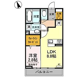 ラルジュ並榎 3階/-