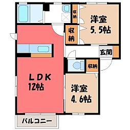 JR両毛線 駒形駅 3.6km