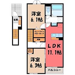 モンテリザイア藤岡 II 2階