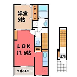 ガーデンホームズ薬師・II 2階/-