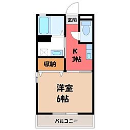 フライハイツラオム 2階