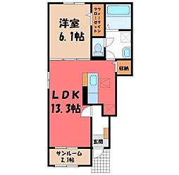 セント ロココ 1階/-