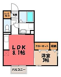 MNハウス和田多中 B 2階/-