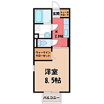 群馬県前橋市上大島町（賃貸アパート1K・2階・30.01㎡） その2