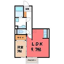 群馬県伊勢崎市境女塚（賃貸アパート1LDK・1階・35.35㎡） その2