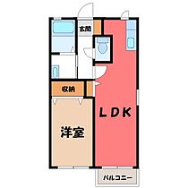 群馬県伊勢崎市宮子町（賃貸アパート1LDK・1階・40.54㎡） その2