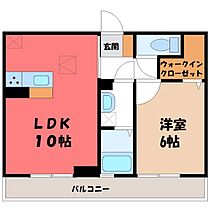 群馬県伊勢崎市東本町（賃貸アパート1LDK・1階・40.05㎡） その2