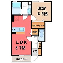 群馬県伊勢崎市連取町（賃貸アパート1LDK・1階・35.06㎡） その2