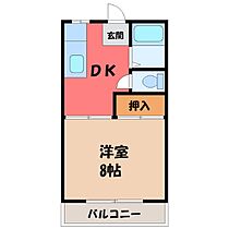 群馬県伊勢崎市除ケ町（賃貸アパート1DK・1階・24.92㎡） その2