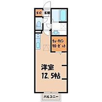 群馬県前橋市上大島町（賃貸アパート1R・2階・33.62㎡） その2