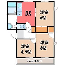 SD宗高 3DKの間取図画像