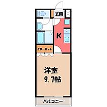 群馬県伊勢崎市韮塚町（賃貸アパート1K・2階・29.75㎡） その2